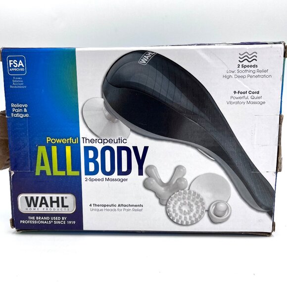 WAHL FSA Approved Powerful Therapeutic All Body Massager Pain Fatigue Reliever - Picture 3 of 7